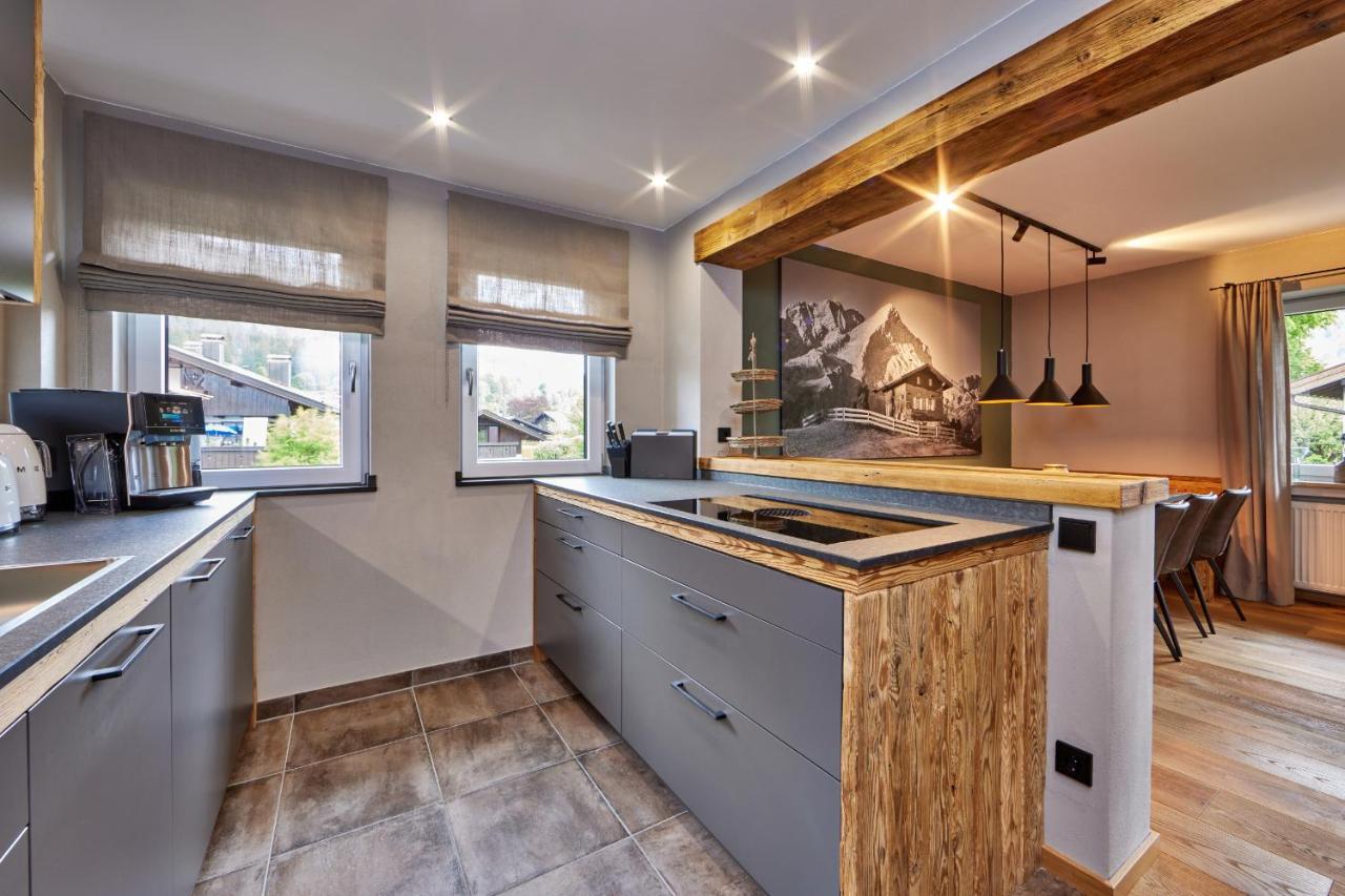 Ferienwohnung Reintal Mit Sauna Fuer 2-6 Personen 110 Qm การ์มิช-พาร์เทนเคียร์เชน ภายนอก รูปภาพ